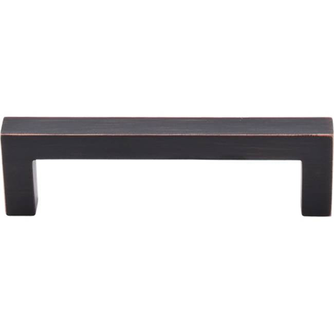 Top Knobs - Square Bar Pull 3 3/4 Inch (c-c) Tuscan Bronze - Tuscan Bronze