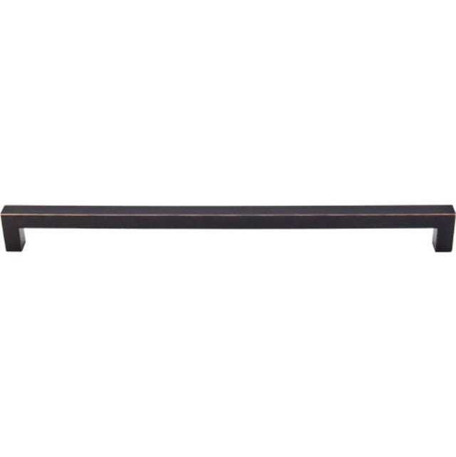 Top Knobs - Square Bar Pull 12 Inch (c-c) Tuscan Bronze - Tuscan Bronze