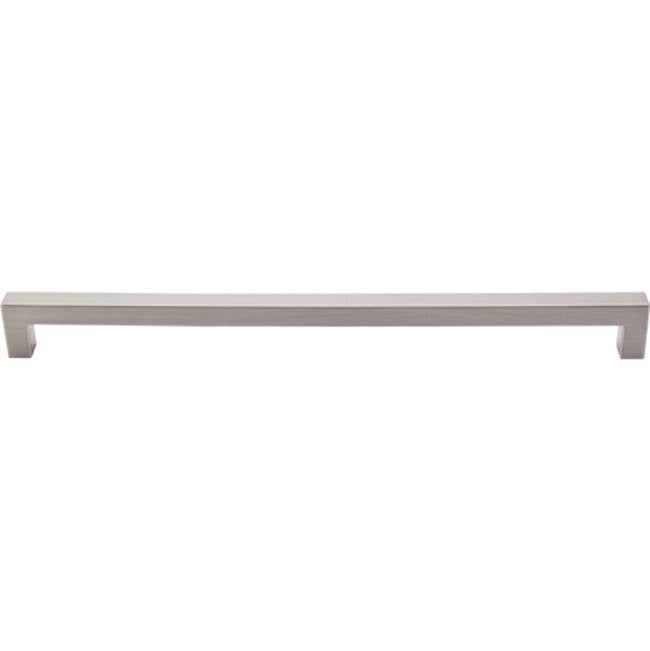 Top Knobs - Square Bar Pull 12 Inch (c-c) Brushed Satin Nickel - Brushed Satin Nickel