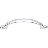 Top Knobs - Arendal Pull 3 3/4 Inch (c-c) Polished Chrome - Polished Chrome