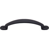 Top Knobs - Arendal Pull 3 3/4 Inch (c-c) Flat Black - Flat Black