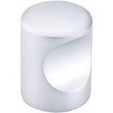 Top Knobs - Nouveau Indent Knob 3/4 Inch Aluminum - Aluminum