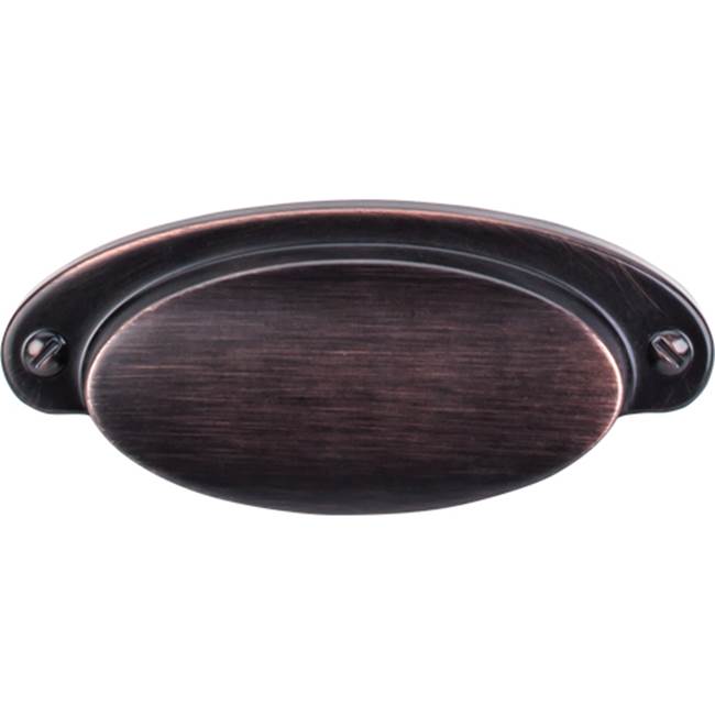 Top Knobs - Dakota Cup Pull 2 9/16 Inch (c-c) Tuscan Bronze - Tuscan Bronze