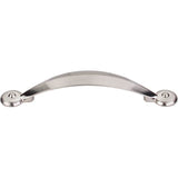 Top Knobs - Angle Pull 3 3/4 Inch (c-c) Brushed Satin Nickel - Brushed Satin Nickel