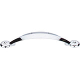 Top Knobs - Angle Pull 3 3/4 Inch (c-c) Polished Chrome - Polished Chrome