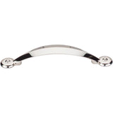 Top Knobs - Angle Pull 3 3/4 Inch (c-c) Polished Nickel - Polished Nickel