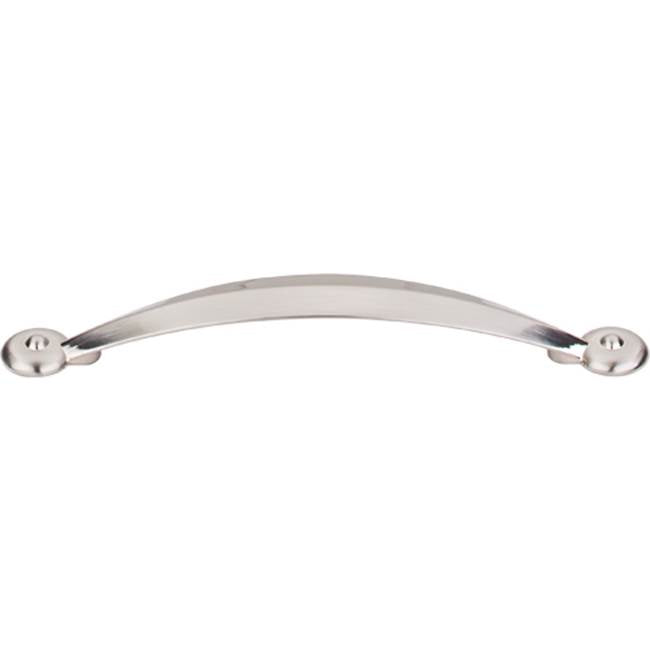 Top Knobs - Angle Pull 5 1/16 Inch (c-c) Brushed Satin Nickel - Brushed Satin Nickel