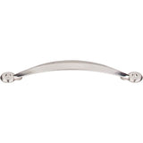 Top Knobs - Angle Pull 5 1/16 Inch (c-c) Brushed Satin Nickel - Brushed Satin Nickel
