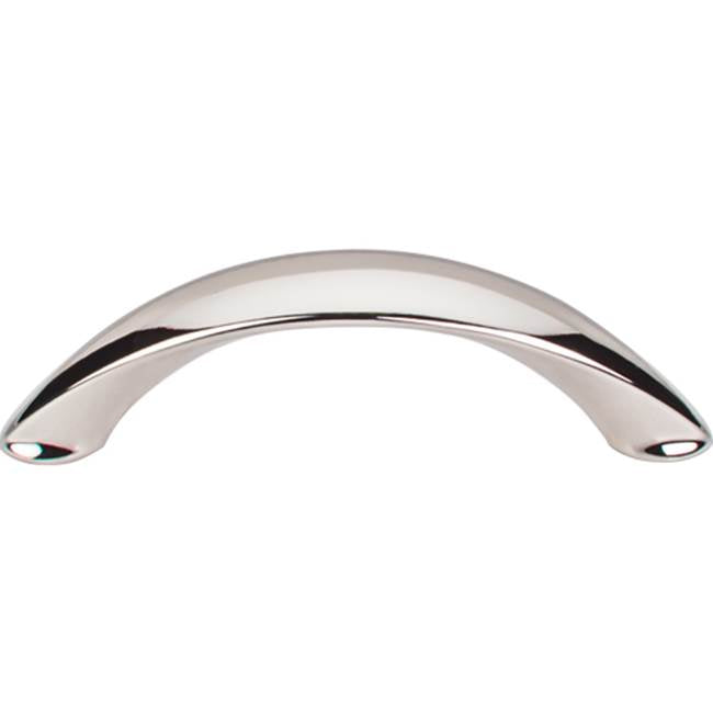 Top Knobs - Arc Pull 3 Inch (c-c) Polished Nickel - Polished Nickel