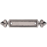 Top Knobs - Dover Backplate 2 1/2 Inch Pewter Antique - Pewter Antique