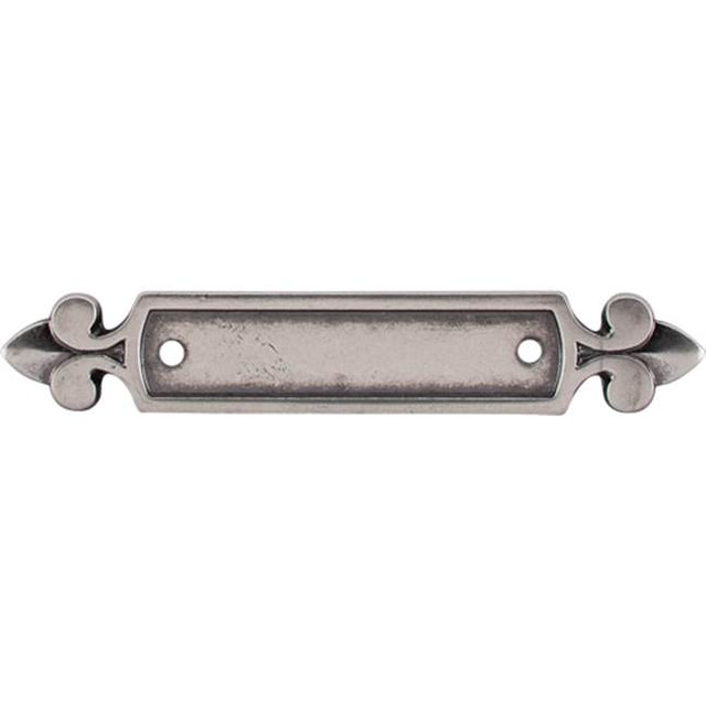 Top Knobs - Dover Backplate 2 1/2 Inch Pewter Antique - Pewter Antique