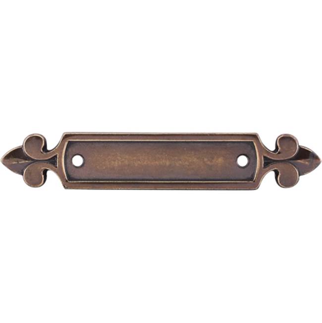 Top Knobs - Dover Backplate 2 1/2 Inch German Bronze - German Bronze