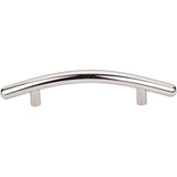 Top Knobs - Curved Bar Pull 3 3/4 Inch (c-c) Polished Nickel - Polished Nickel