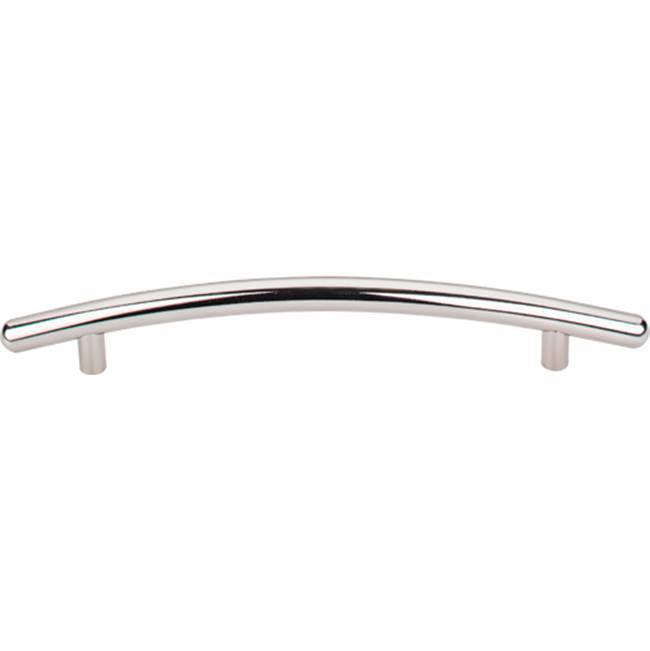 Top Knobs - Curved Bar Pull 6 5/16 Inch (c-c) Polished Nickel - Polished Nickel