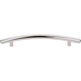 Top Knobs - Curved Bar Pull 6 5/16 Inch (c-c) Polished Nickel - Polished Nickel