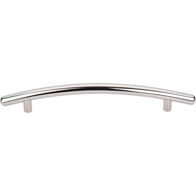 Top Knobs - Curved Bar Pull 6 5/16 Inch (c-c) Polished Nickel - Polished Nickel
