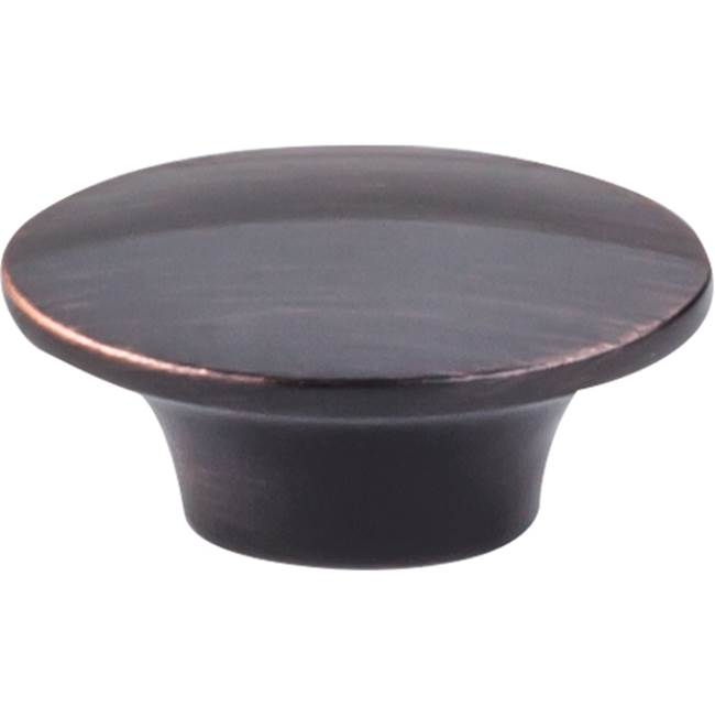 Top Knobs - Dakota Oval Knob 1 1/2 Inch Tuscan Bronze - Tuscan Bronze