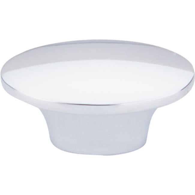 Top Knobs - Dakota Oval Knob 1 1/2 Inch Polished Chrome - Polished Chrome