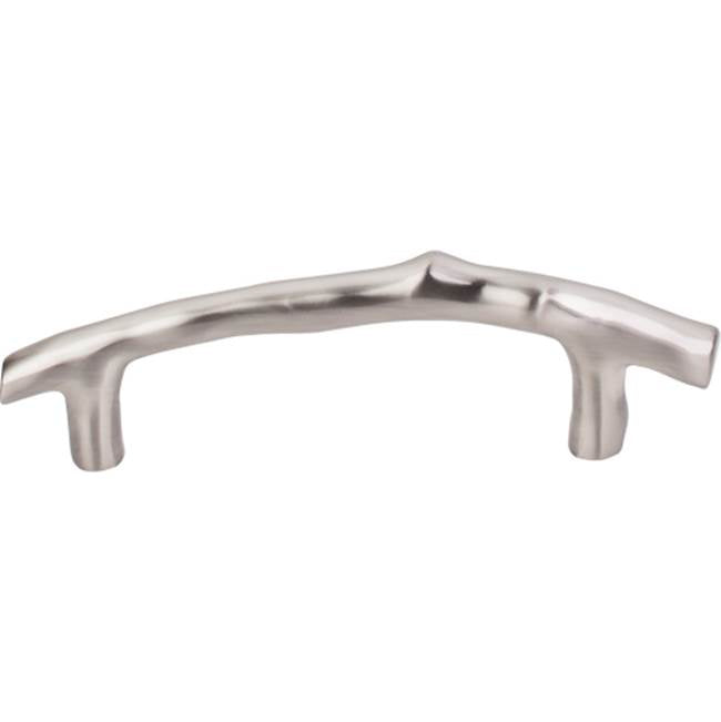 Top Knobs - Aspen II Twig Pull 3 1/2 Inch (c-c) Brushed Satin Nickel - Brushed Satin Nickel