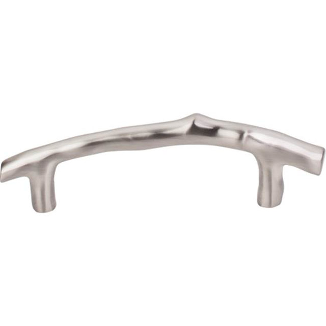 Top Knobs - Aspen II Twig Pull 3 1/2 Inch (c-c) Brushed Satin Nickel - Brushed Satin Nickel