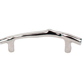 Top Knobs - Aspen II Twig Pull 3 1/2 Inch (c-c) Polished Nickel - Polished Nickel