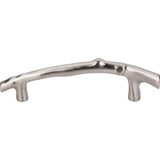 Top Knobs - Aspen II Twig Pull 5 Inch (c-c) Brushed Satin Nickel - Brushed Satin Nickel