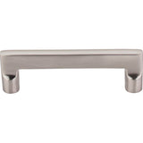 Top Knobs - Aspen II Flat Sided Pull 4 Inch (c-c) Brushed Satin Nickel - Brushed Satin Nickel