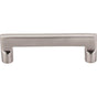 Top Knobs - Aspen II Flat Sided Pull 4 Inch (c-c) Brushed Satin Nickel - Brushed Satin Nickel