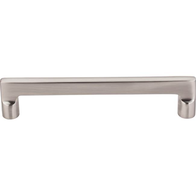 Top Knobs - Aspen II Flat Sided Pull 6 Inch (c-c) Brushed Satin Nickel - Brushed Satin Nickel