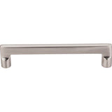 Top Knobs - Aspen II Flat Sided Pull 6 Inch (c-c) Brushed Satin Nickel - Brushed Satin Nickel