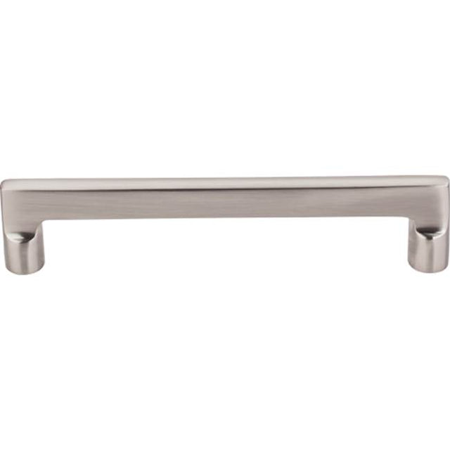 Top Knobs - Aspen II Flat Sided Pull 6 Inch (c-c) Brushed Satin Nickel - Brushed Satin Nickel