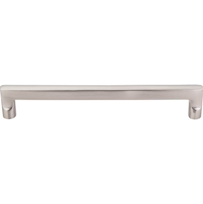 Top Knobs - Aspen II Flat Sided Pull 9 Inch (c-c) Brushed Satin Nickel - Brushed Satin Nickel