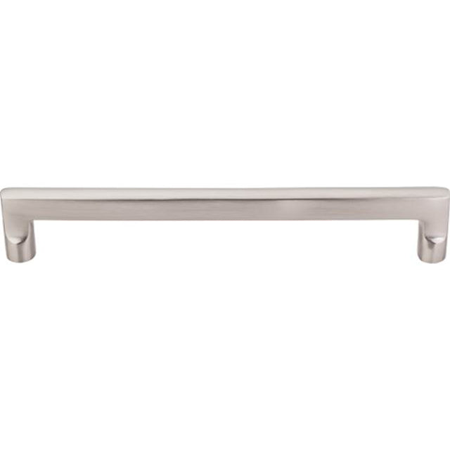 Top Knobs - Aspen II Flat Sided Pull 9 Inch (c-c) Brushed Satin Nickel - Brushed Satin Nickel