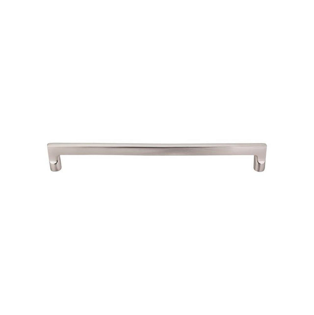 Top Knobs - Aspen II Flat Sided Pull 18 Inch (c-c) Brushed Satin Nickel - Brushed Satin Nickel