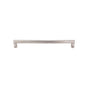 Top Knobs - Aspen II Flat Sided Pull 18 Inch (c-c) Brushed Satin Nickel - Brushed Satin Nickel