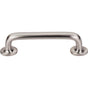 Top Knobs - Aspen II Rounded Pull 4 Inch (c-c) Brushed Satin Nickel - Brushed Satin Nickel