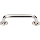 Top Knobs - Aspen II Rounded Pull 4 Inch (c-c) Polished Nickel - Polished Nickel