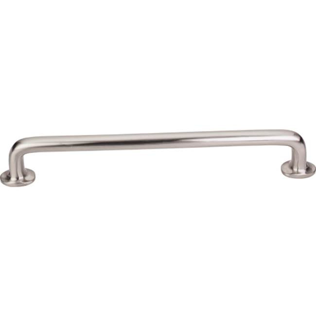 Top Knobs - Aspen II Rounded Pull 12 Inch (c-c) Brushed Satin Nickel - Brushed Satin Nickel