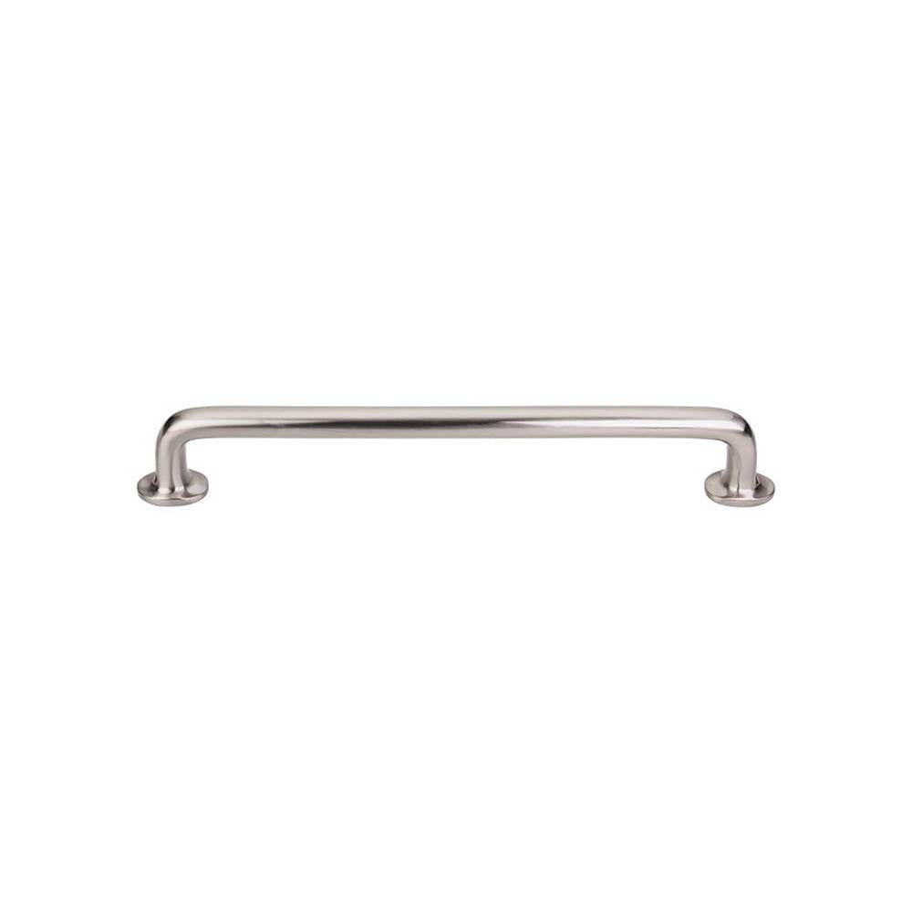 Top Knobs - Aspen II Rounded Pull 18 Inch (c-c) Brushed Satin Nickel - Brushed Satin Nickel
