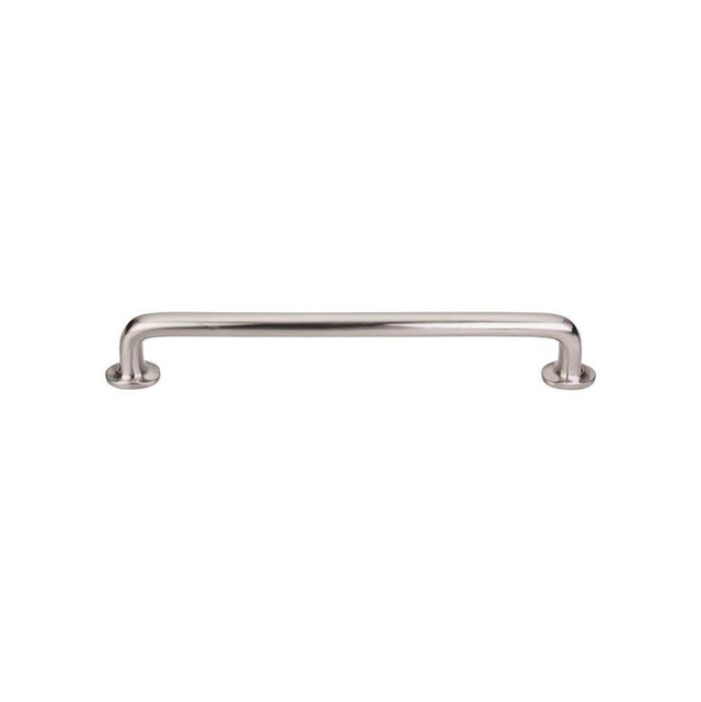 Top Knobs - Aspen II Rounded Pull 18 Inch (c-c) Brushed Satin Nickel - Brushed Satin Nickel