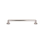 Top Knobs - Aspen II Rounded Pull 18 Inch (c-c) Brushed Satin Nickel - Brushed Satin Nickel