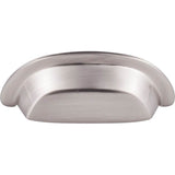 Top Knobs - Aspen II Cup Pull 3 Inch (c-c) Brushed Satin Nickel - Brushed Satin Nickel