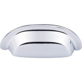 Top Knobs - Aspen II Cup Pull 3 Inch (c-c) Polished Chrome - Polished Chrome