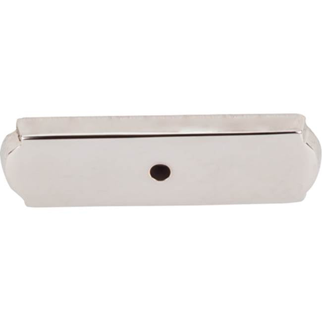 Top Knobs - Aspen II Rectangle Backplate 2 1/2 Inch Polished Nickel - Polished Nickel