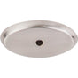 Top Knobs - Aspen II Oval Backplate 1 3/4 Inch Brushed Satin Nickel - Brushed Satin Nickel