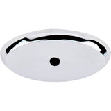 Top Knobs - Aspen II Oval Backplate 1 3/4 Inch Polished Chrome - Polished Chrome