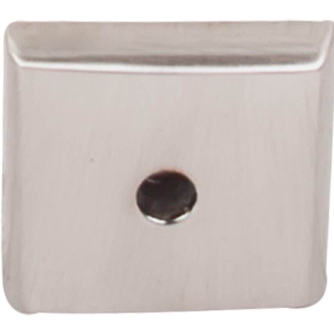 Top Knobs - Aspen II Square Backplate 7/8 Inch Brushed Satin Nickel - Brushed Satin Nickel