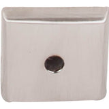 Top Knobs - Aspen II Square Backplate 7/8 Inch Brushed Satin Nickel - Brushed Satin Nickel