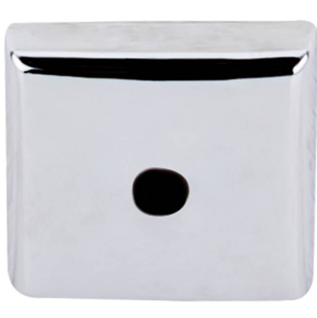 Top Knobs - Aspen II Square Backplate 7/8 Inch Polished Chrome - Polished Chrome