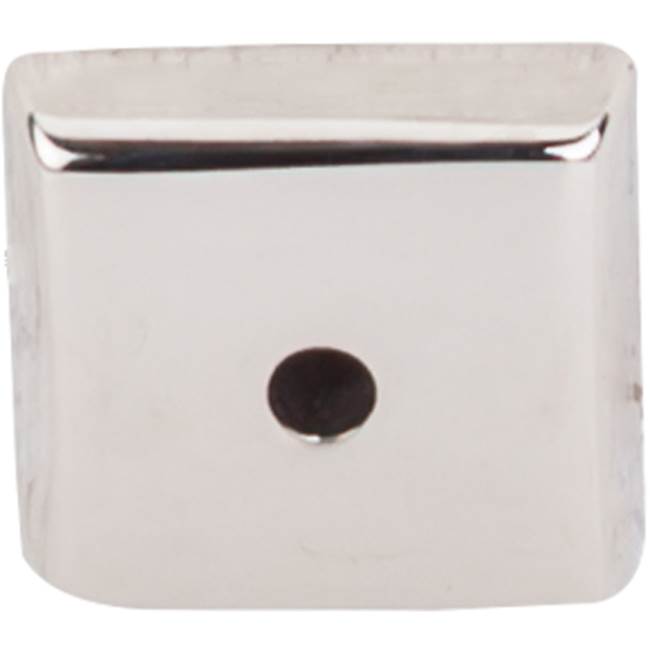 Top Knobs - Aspen II Square Backplate 7/8 Inch Polished Nickel - Polished Nickel